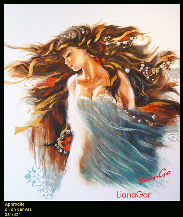 Liana Gor - Aphrodite - Oil on Canvas